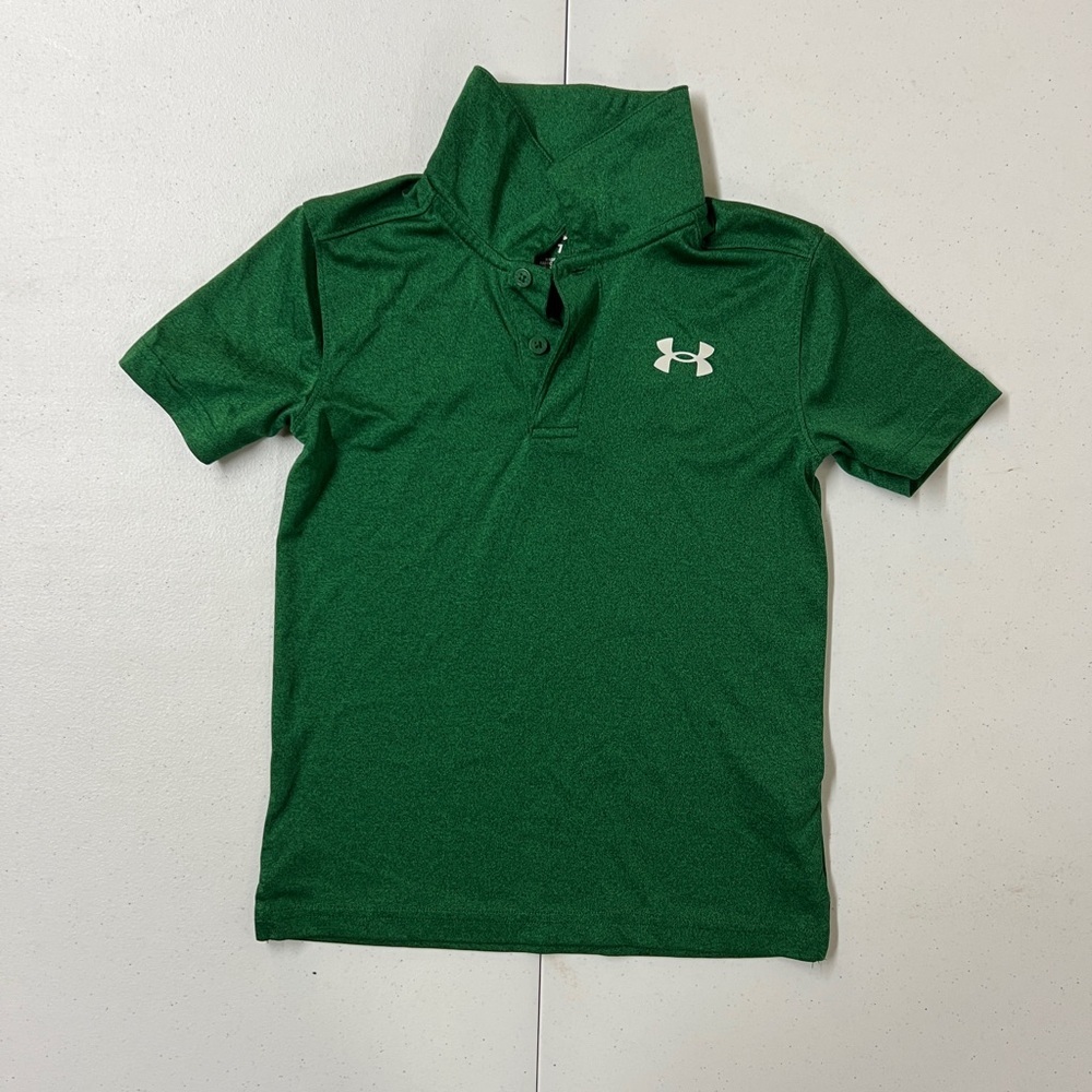 Under Armour Kids Green Polo Shirt